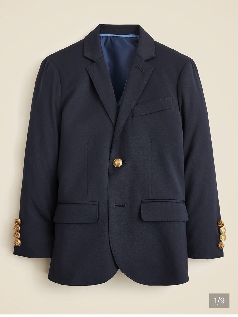 NWT JCREW Ludlow navy blazer Kids size 16, originally $198, for sale $80
